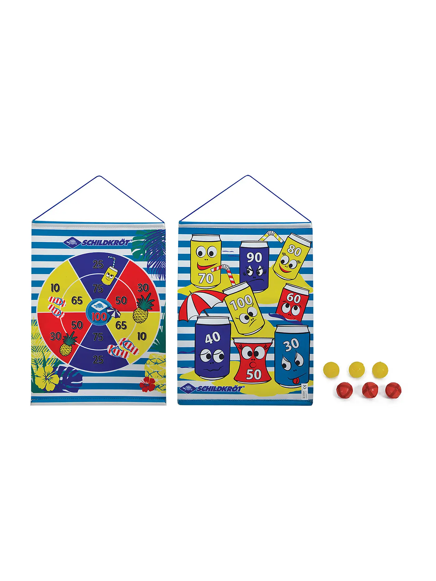 SCHILDKRÖT | Dartset Rollup inkl. 2x3 Bälle | 